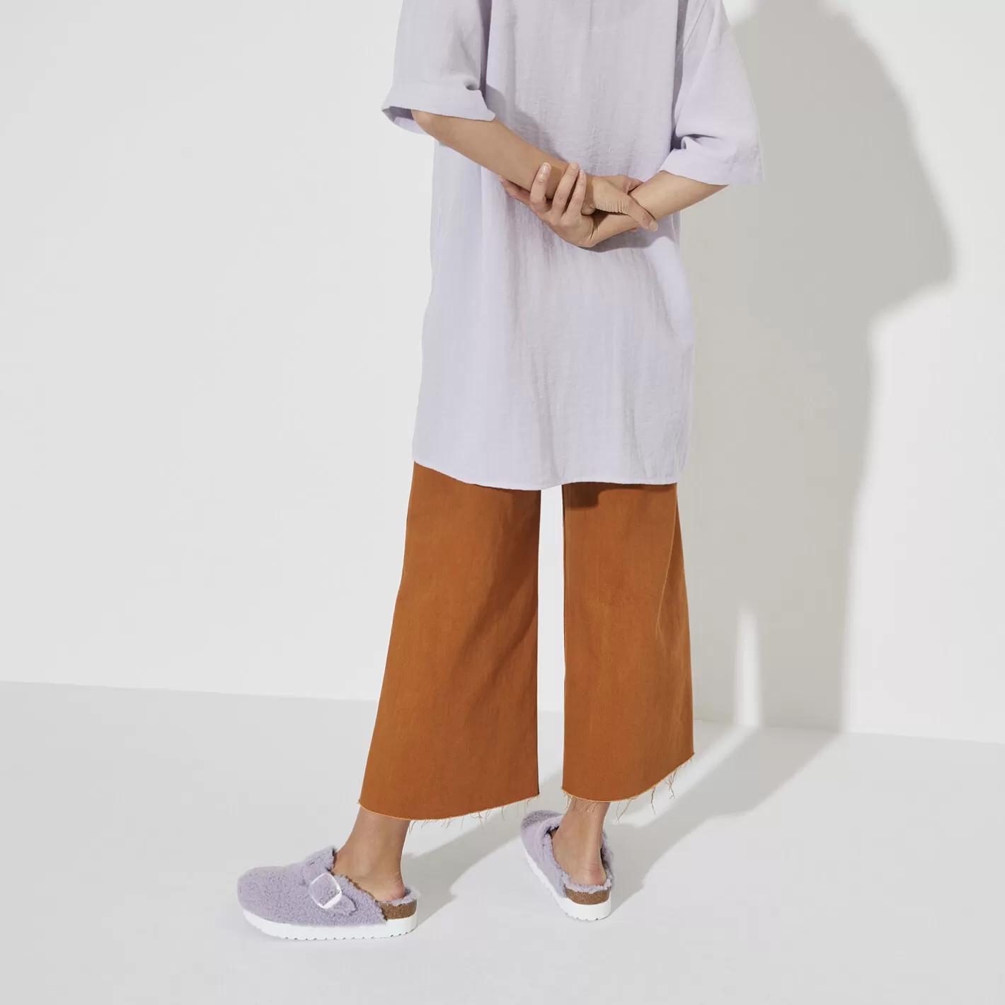 Store Boston Big Buckle Platform Femmes Sandales Compensées