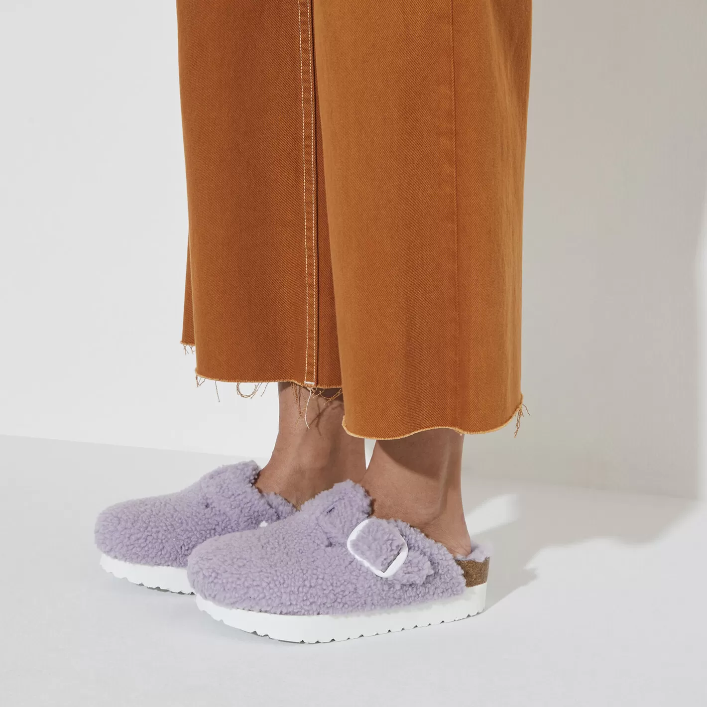 Store Boston Big Buckle Platform Femmes Sandales Compensées