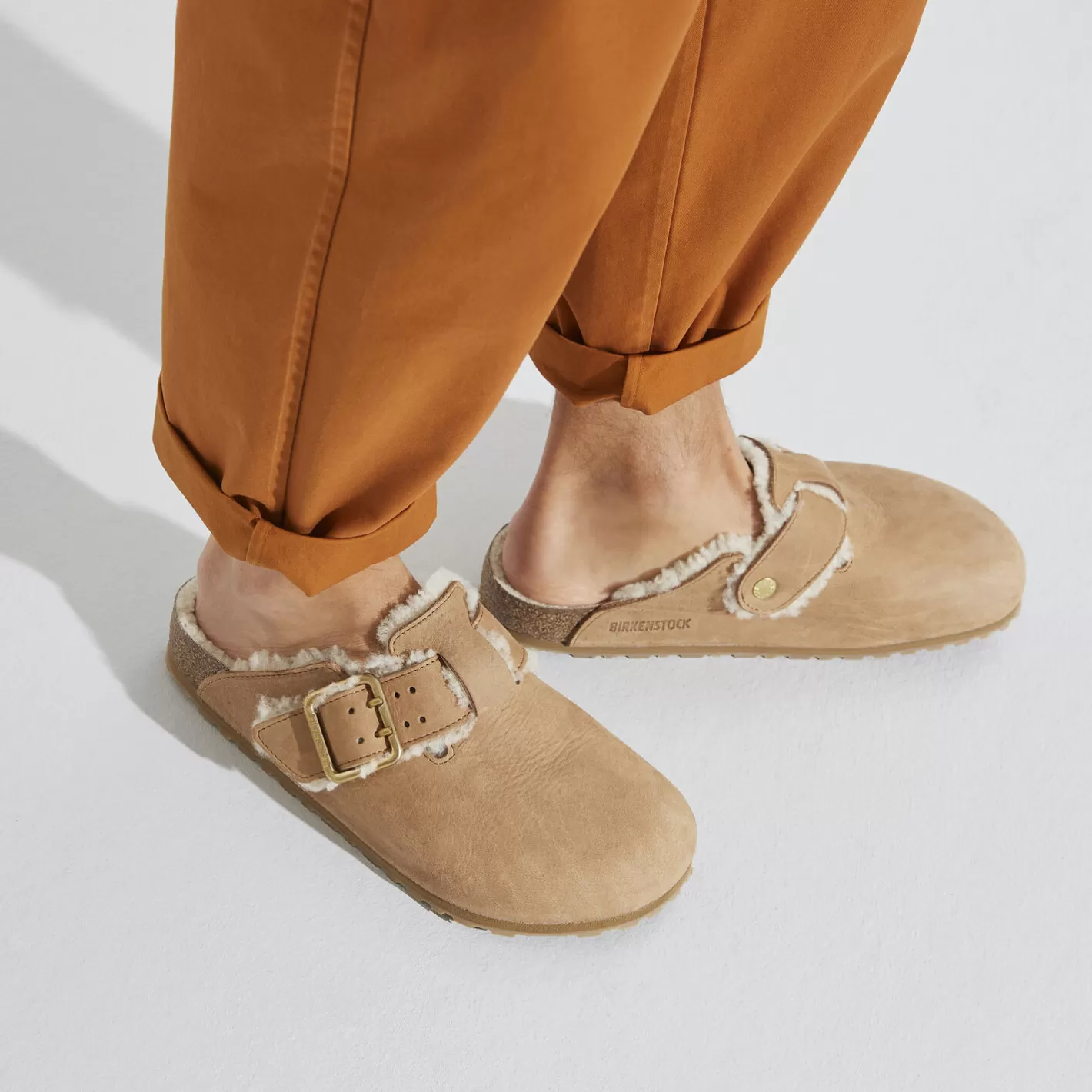 Flash Sale Boston Bold Shearling Hommes Sabots