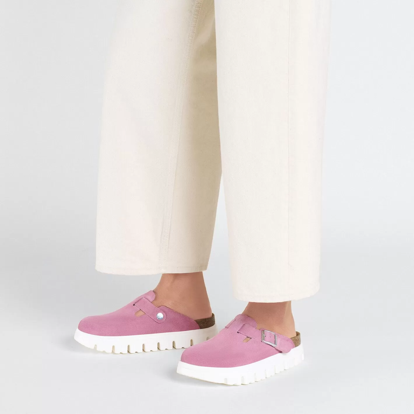 Cheap Boston Chunky Femmes Sabots