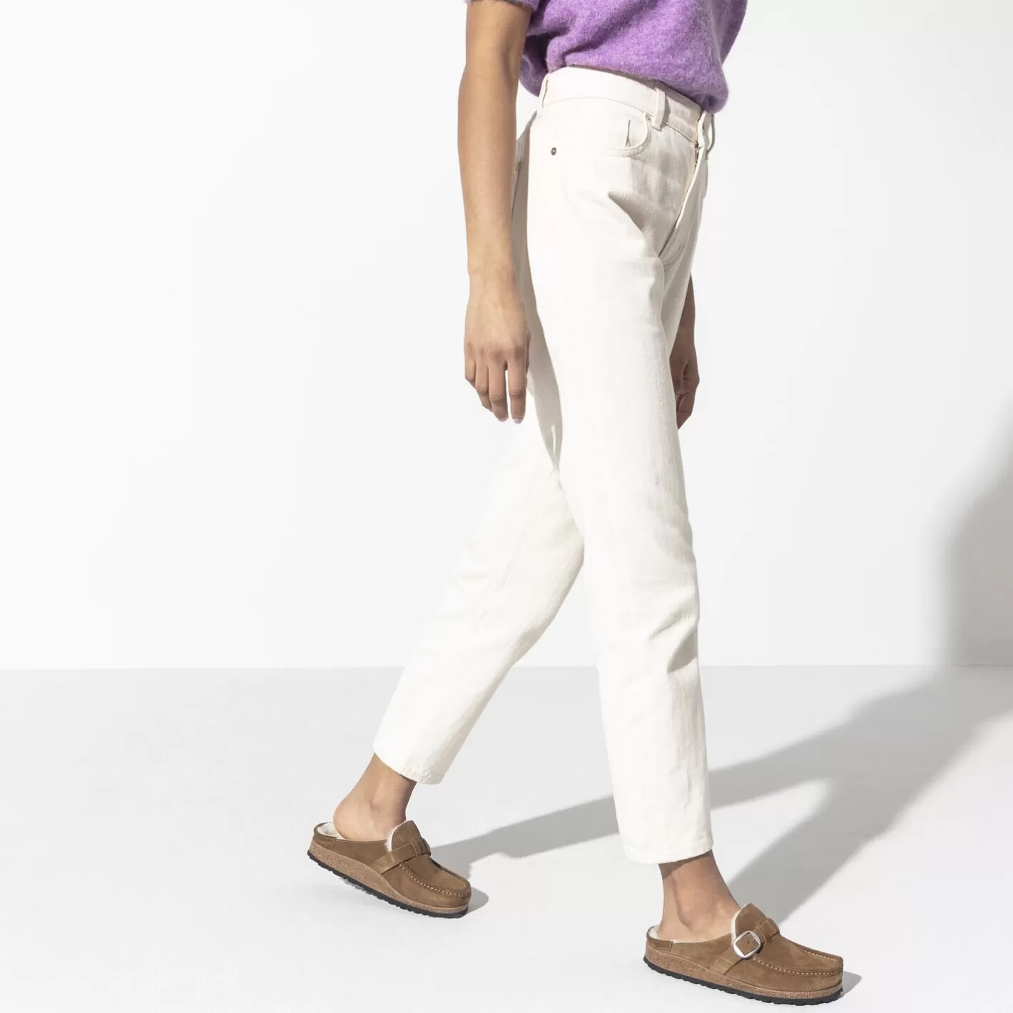 Clearance Buckley En Fourrure D'Agneau Femmes Sabots