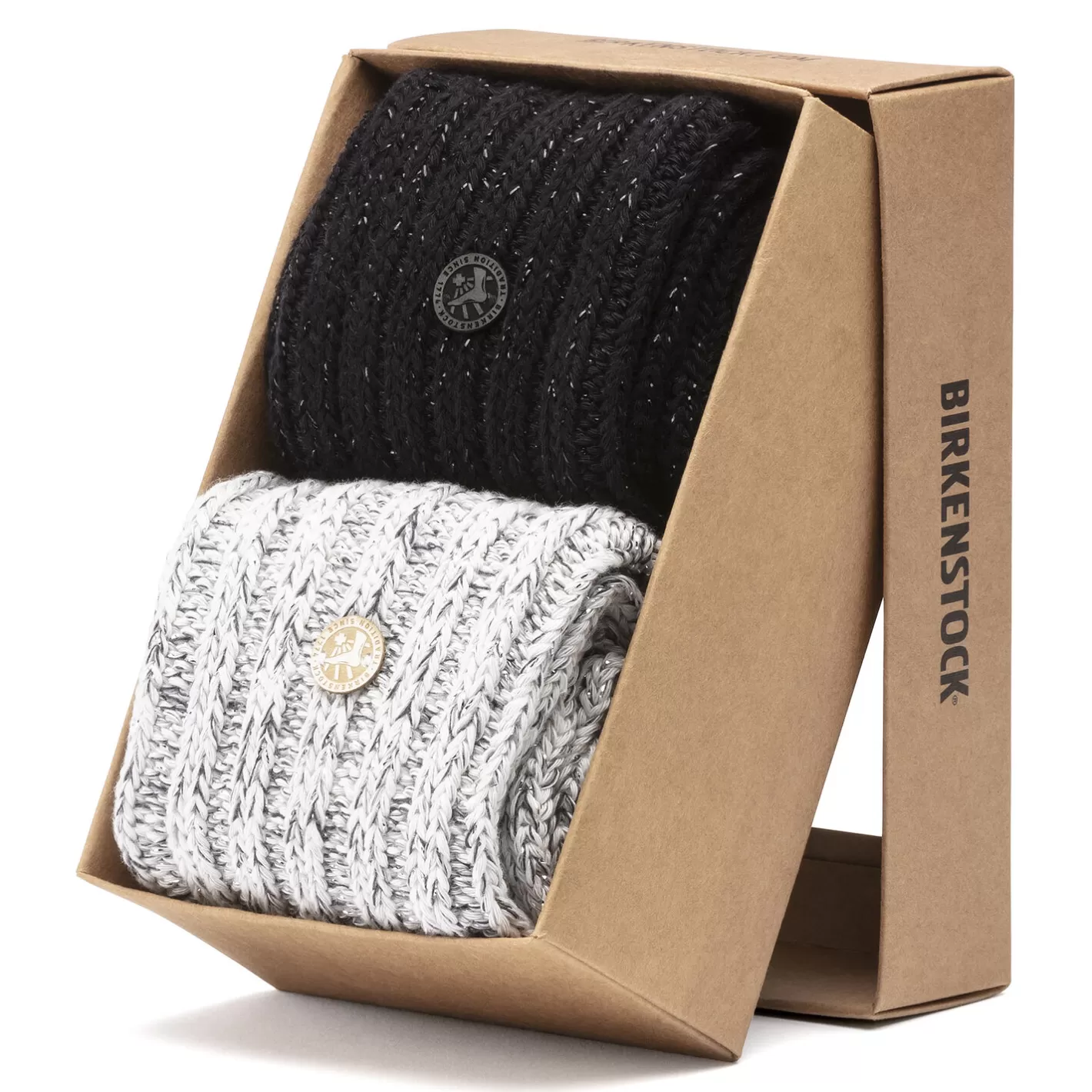 Hot Coffret Chaussettes En Maille Cotelee Femmes Chaussettes