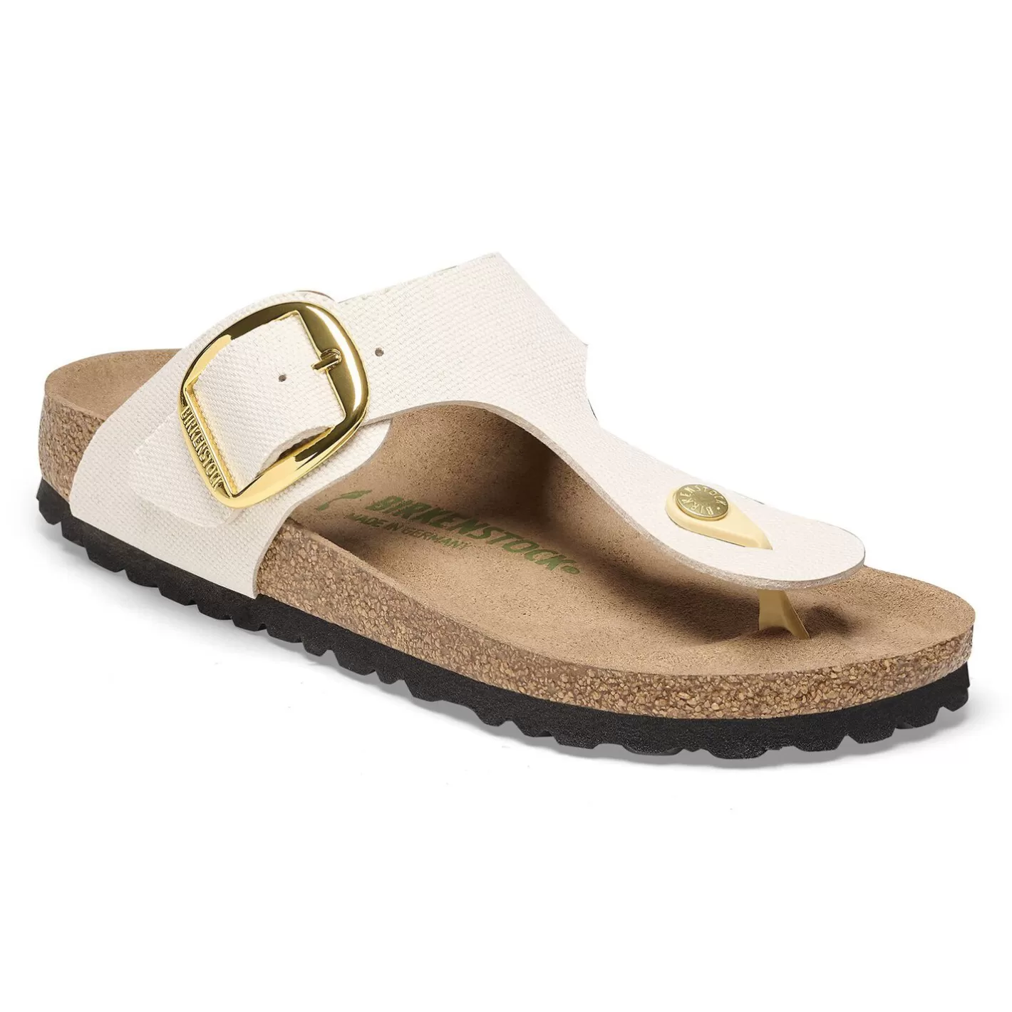Store Gizeh Big Buckle Rivet Logo Femmes Tongs