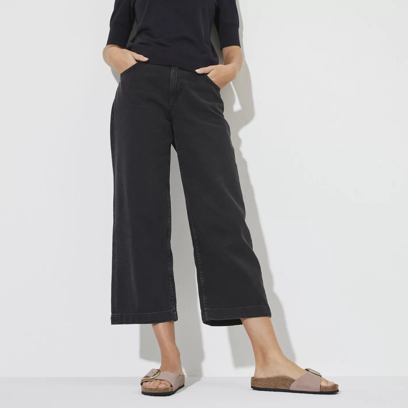 Outlet Madrid Big Buckle Femmes Simple Bride