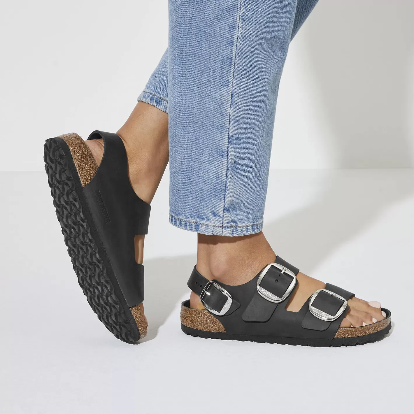 Shop Milano Big Buckle Femmes Brides Multiples